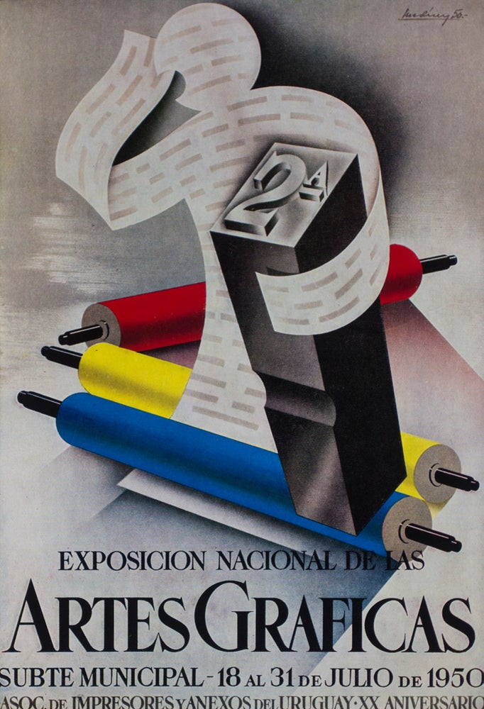 Item #21983 Segunda Exposicion Nacional de las Artes Graficas. Asociacion de Impresores y. Anexos del Uruguay.