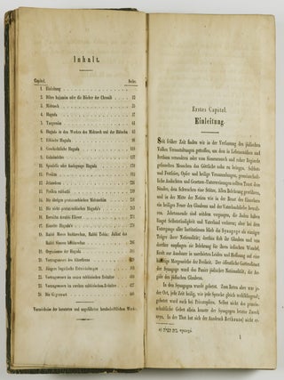 Die gottesdienstlichen Vortr&auml;ge der Juden, historisch entwickelt: Ein Beitrag zur Alterthumskunde und biblischen Kritik, zur Literatur- und Religionsgeschichte