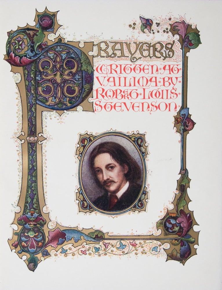 Item #22181 Prayers Written at Vailima. Robert Louis Stevenson.