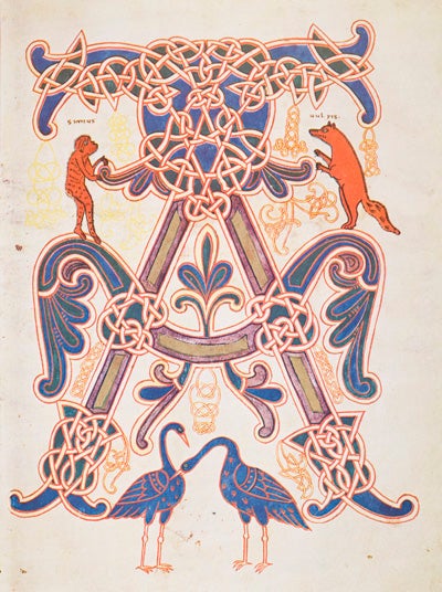 Item #22358 La Lettre Ornee: Dans Manuscrits du VIII au XII Siecle. Emile-A. Van Moe.