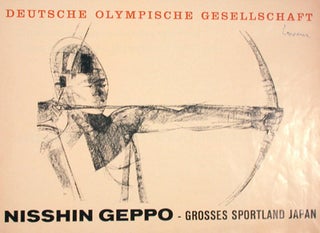 Item #22616 Nisshin Geppo - Grosses Sportland Japan. Deutsche Olympische Gesellschaft, Prof....