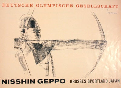Item #22616 Nisshin Geppo - Grosses Sportland Japan. Deutsche Olympische Gesellschaft, Prof. Takayuki Fukuoka.