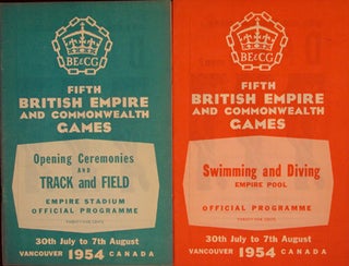 Item #22639 Fifth British Empire and Commonwealth Games, Official Programme (2 pamphlets). n/a