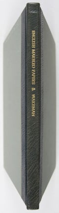 Item #22689 English Marbled Papers: A Documentary History. Geoffrey Wakeman