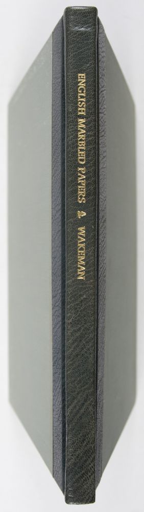 Item #22689 English Marbled Papers: A Documentary History. Geoffrey Wakeman.