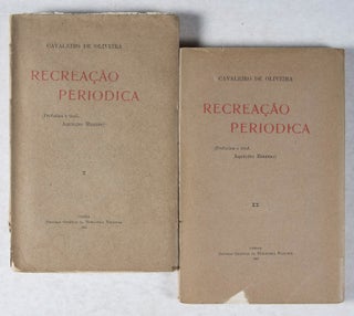 Item #22818 Recreação Periodica (Tomo I & II). Cavaleiro de Oliveira