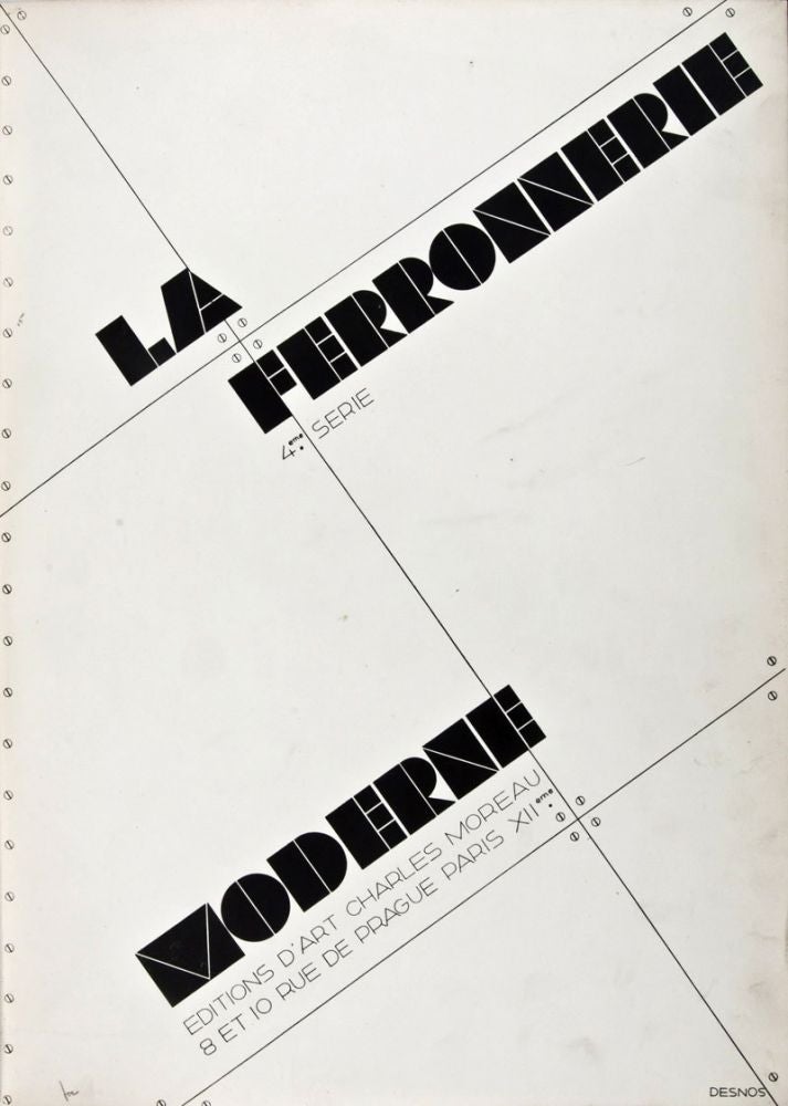 Item #23064 La Ferronnerie Moderne. 4eme Serie. Henri Clouzot.