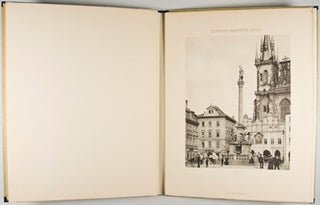 Alt-Prager Architektur-Detaile. Attika-Aufbauten, Dachlucken, Dächer, Giebel, Balkone, etc.