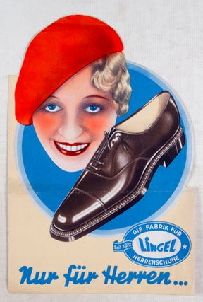 Item #23285 1930's Advertisement Brochure for Lingel Herrenschuhe. n/a