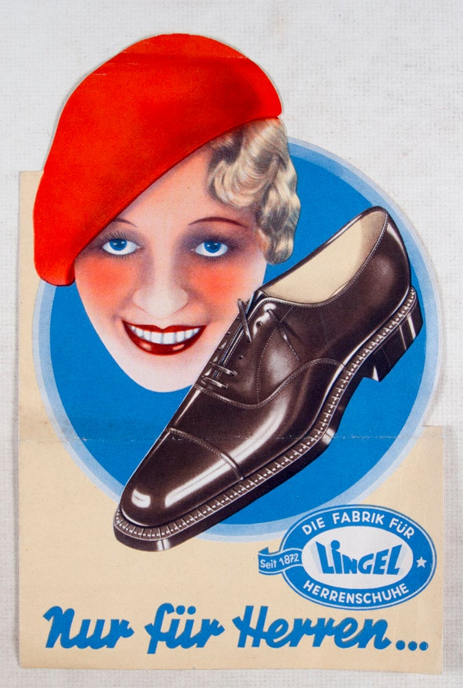 Item #23285 1930's Advertisement Brochure for Lingel Herrenschuhe. n/a.
