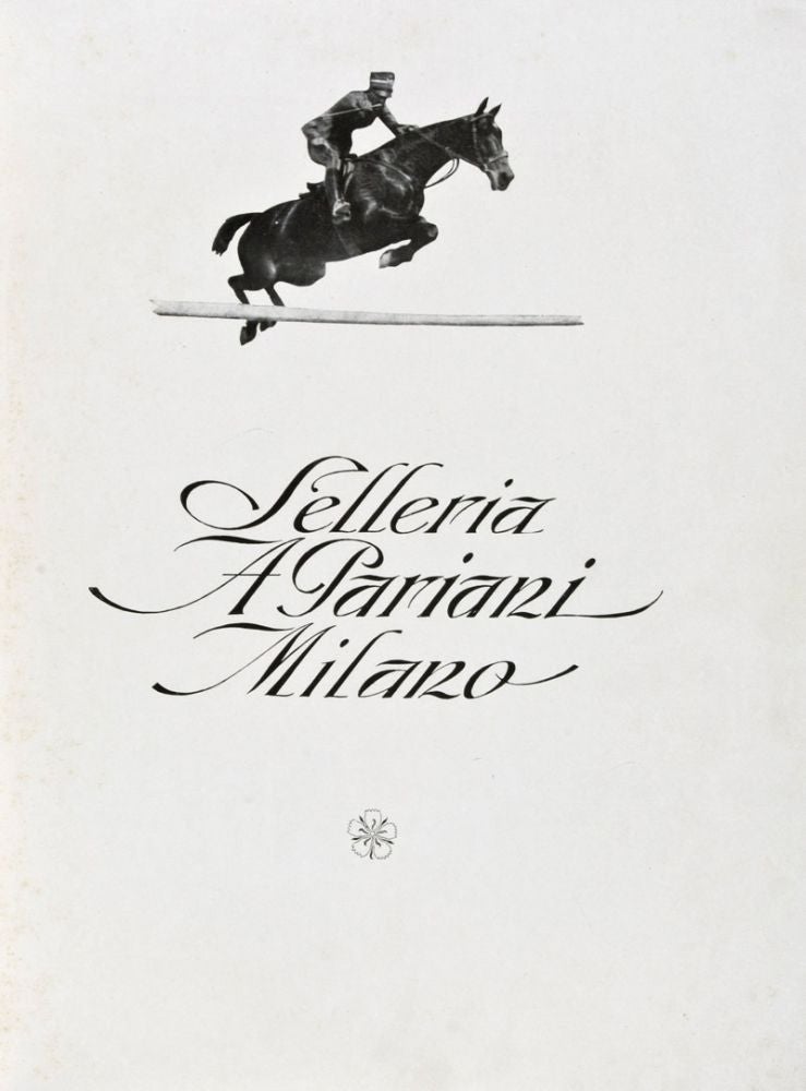 Item #23309 A. Pariani: Horse Saddles and Bridle Catalog. Adolfo Pariani.