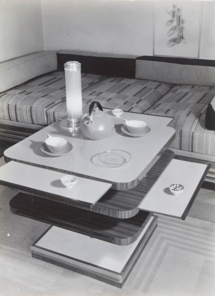 Item #23328 9 Original B/W Photographs by Adolf Lazi of Furniture Design by C. Adolf Rüdenauer [WITH] Moderne Bauformen: Monatsheft für Architektur und Raumkunst - Jahrgang XXIX (6. Heft, Juni 1930). Adolf Lazi, photogr.