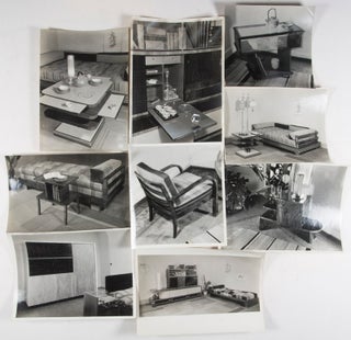 9 Original B/W Photographs by Adolf Lazi of Furniture Design by C. Adolf Rüdenauer [WITH] Moderne Bauformen: Monatsheft für Architektur und Raumkunst - Jahrgang XXIX (6. Heft, Juni 1930)