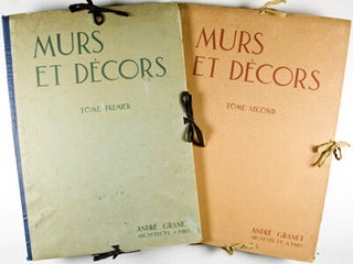 Murs et Décors. Complete in 2 vols.