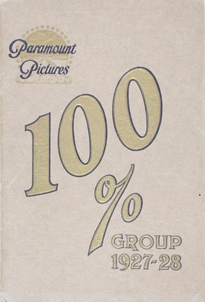 Item #23514 Paramount Pictures 100% Group 1927-28 (Paramount's 100% Group). n/a