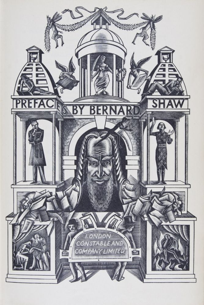 Item #23516 Prefaces of Bernard Shaw. Bernard Shaw.
