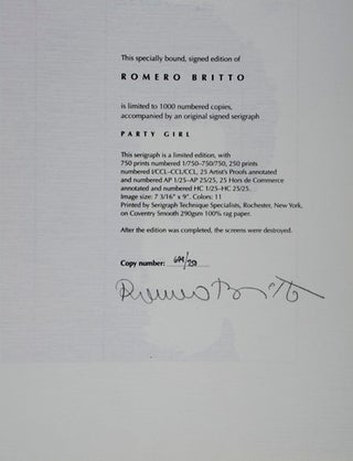 Romero Britto [SIGNED]