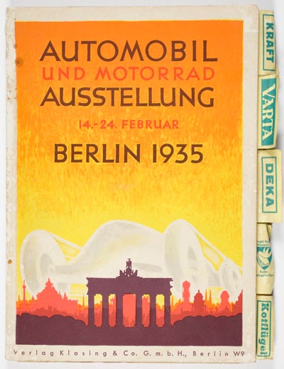 Item #23684 Automobil und Motorrad Ausstellung. 14.-24. Februar Berlin 1935. n/a.
