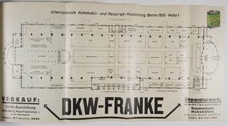 Automobil und Motorrad Ausstellung. 14.-24. Februar Berlin 1935
