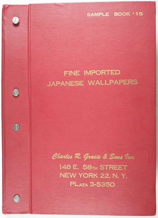 Item #23911 Fine Imported Japanese Wallpapers. Sample book #15. n/a