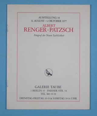 Albert Renger-Patzsch: Fotograf der Neuen Sachlichkeit