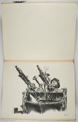 Männer und Waffen des Deutschen Heeres. Vierzig Steinzeichnungen in Kupfertiefdruck und ein Titelbild in Vierfarbendruck.