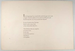 Two: Ten Lithographs by Arnold Belkin. Poems by Jack Hirschman. [SIGNED]