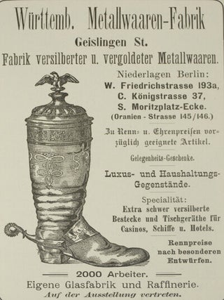 Erste allgemeine Pferde-Ausstellung zu Berlin vom 12. bis 22. Juni 1890 am Stadtbahnhof Zoologischer Garten