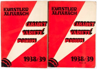 Künstler Almanach für Cabaret, Varieté und Podium 1938/39 - Magazine of Artists for Cabaret, Variety, Show and Stage - Almanac des Artistes pour Cabaret, Variété et le Podium (Serie I & II, VII. Ausgabe)