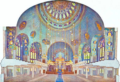 Item #24630 Edmund Körner. Die Neue Synagoge Essen Ruhr. Richard Klapheck, Edmund Körner, Text, Architect.