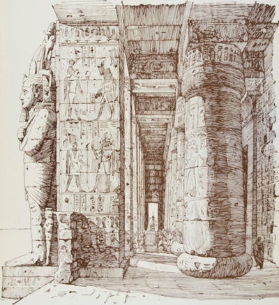 Item #24689 L'Architettura e l'Arte nell'Antico Egitto. Ugo Tarchi.