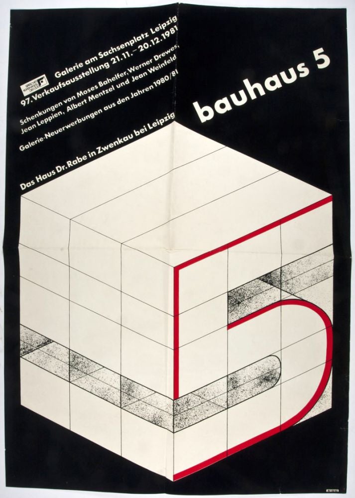 Item #24988 Two Original Bauhaus Exhibition Posters (5 & 6) Galerie am Sachsenplatz. n/a.