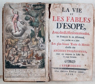 Item #25515 La Vie et Les Fables d'Esope, Avec des Réflexions Morales en Francois & en Allemand...