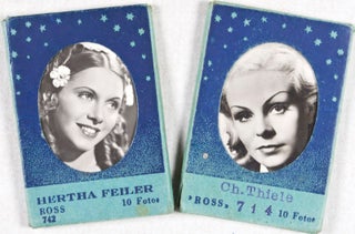Item #25750 Two sets of 10 Ross Photo Filmcards (Foto Filmkarten) of Hertha Feiler (Ross # 742) &...