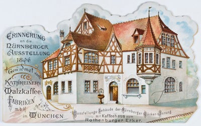 Item #25860 Erinnerung an die Nürnberger Ausstellung 1896. Kathreiner's Malzkaffe Fabriken.