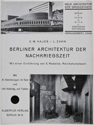 Item #25864 Berliner Architektur der Nachkriegszeit (Prospectus). E. M. Hajos, L. Zahn