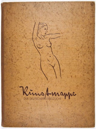 Kunstmappe der Deutschen Leibeszucht (12 Kunstblätter Rötelzeichnungen von Manö Paulssen)