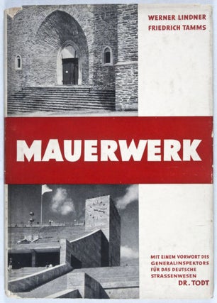 Item #25943 Mauerwerk. Werner Lindner, Friedrich Tamms