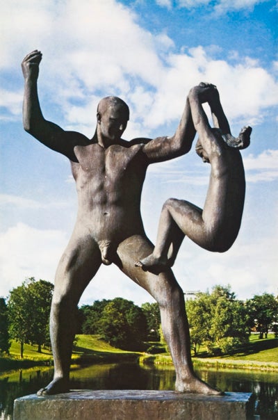 Item #25963 Embrace of Life. The Sculpture of Gustav Vigeland. Nathan Cabot Hale, David Finn, Text, Photographer.