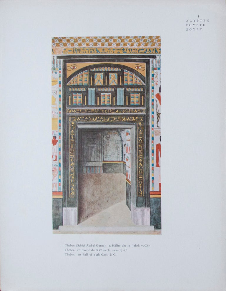 Item #25964 Farbige Dekorationen: Beispiele Dekorativer Wandmalerei vom Altertum bis zur Mitte des 19. Jahrhunderts. Helmut Th Bossert.