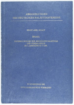 Item #26496 Abhandlungen des Deutschen Palastinavereins : Ismael. Untersuchungen zur Geschichte...
