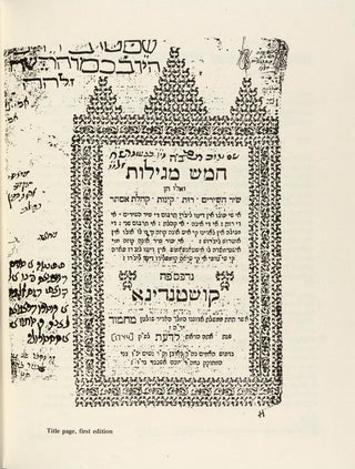 Item #26665 The Ladino Five Scrolls [Abraham Asa's Versions of the Hebrew and Aramaic Texts]....