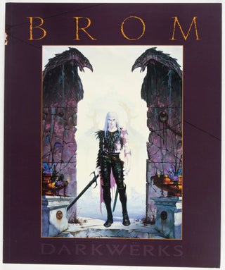Item #26817 Darkwërks : The Art of Brom [SIGNED, AND WITH AN ORIGINAL DRAWING BY BROM]. Brom,...