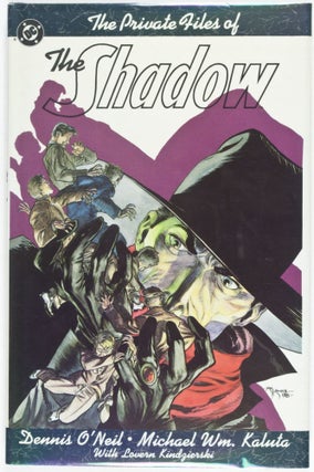 Item #27025 The Private Files of the Shadow [SIGNED, WITH ORIGINAL DRAWING BY ILLUSTRATOR]....