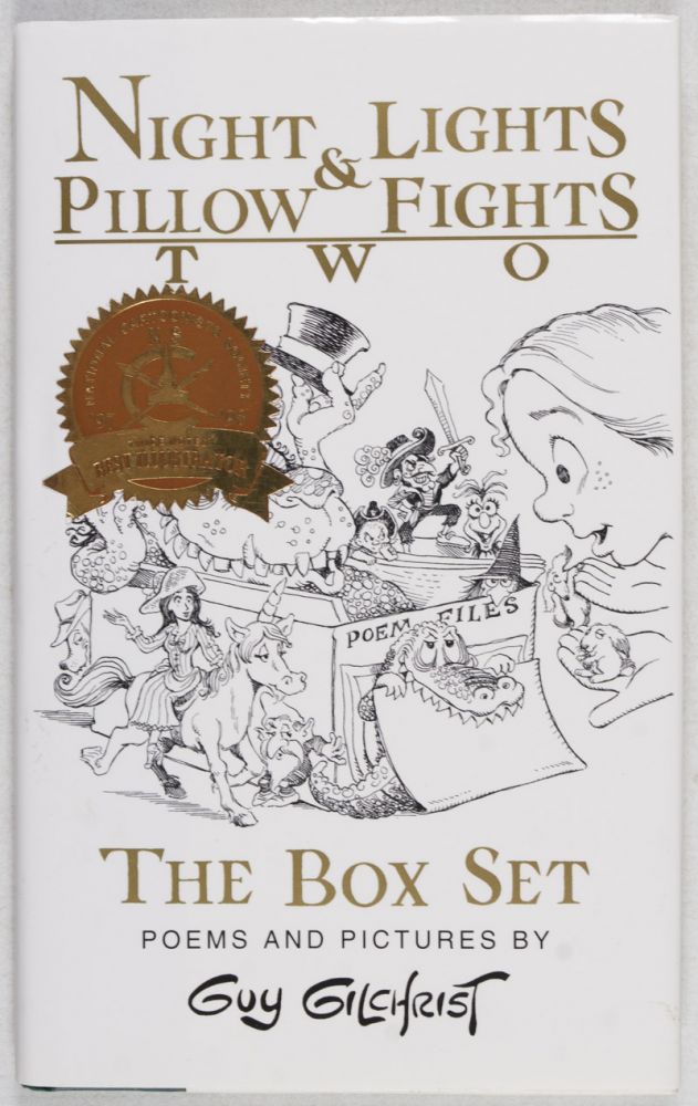 Item #27133 Night Lights & Pillow Fights II: The Box Set. Poems and Pictures by Guy Gilchrist [INSCRIBED, SIGNED, WITH ORIGINAL DRAWING BY AUTHOR]. Guy Gilchrist.