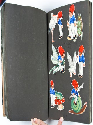 Unique Vintage Sample Book of Various Printed Motifs for Faience and Ceramics (Floral, Fruits, Allegoric, Decorative, Children's, Historical Figures, Animals)