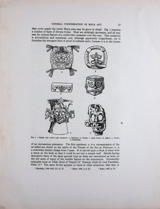 Item #27646 A Study of Maya Art. Its Subject Matter and Historical Development, Vol. VI. Herbert...