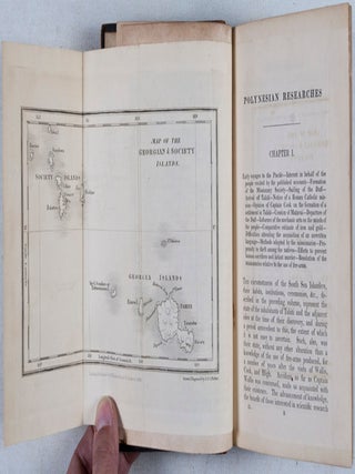 Polynesian Researches During a Residence of Nearly Eight Years in the Society and Sandwich Islands. 4-vol. set (Complete)