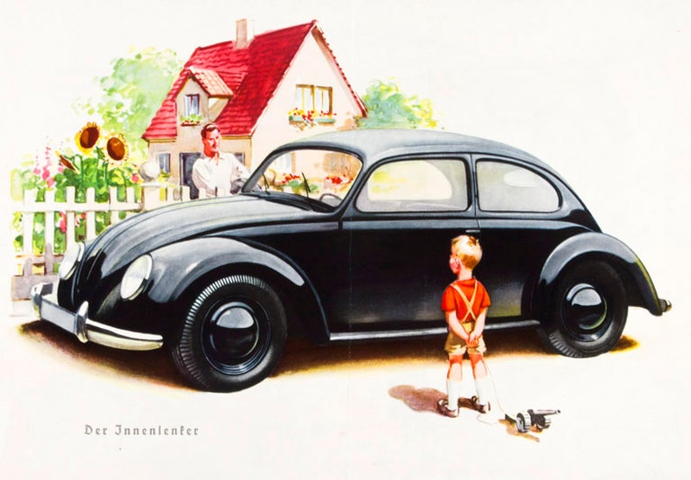 Item #27875 Two Third Reich KdF (Kraft durch Freude) Volkswagen items. n/a.