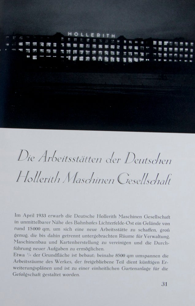 Item #27918 Festschrift zur 25-Jahrfeier der Deutschen Hollerith Maschinen Gesellschaft. n/a.
